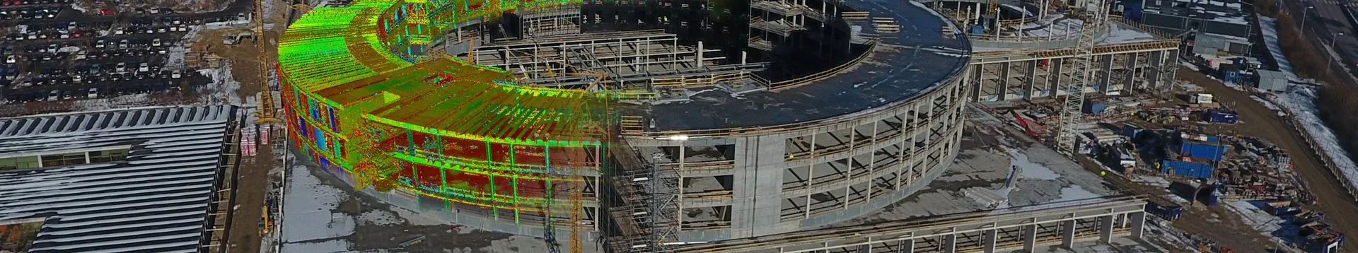 Laserscanning af Ny Herlev Hospital - Tvilum Landinspektørfirma A/S