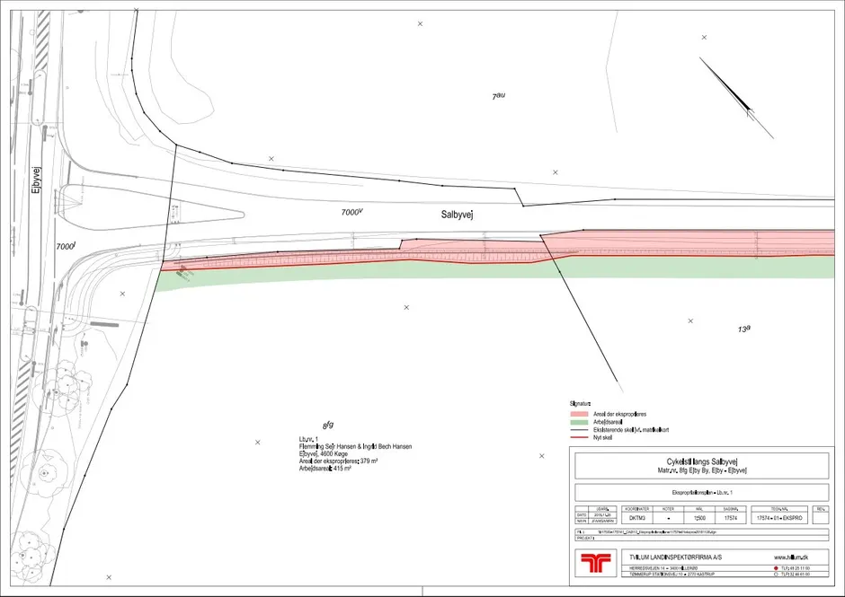 Ekspropriation til cykelsti i Køge Kommune - projektbillede