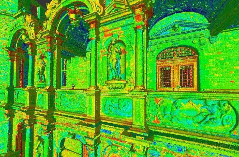 Laserscanning af Pragtgalleriet på Frederiksborg Slot - projektbillede