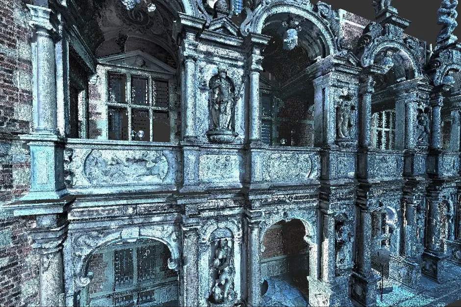 Laserscanning af Pragtgalleriet på Frederiksborg Slot - projektbillede