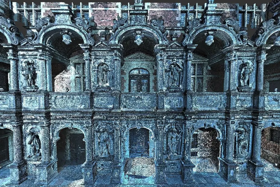 Laserscanning af Pragtgalleriet på Frederiksborg Slot - projektbillede