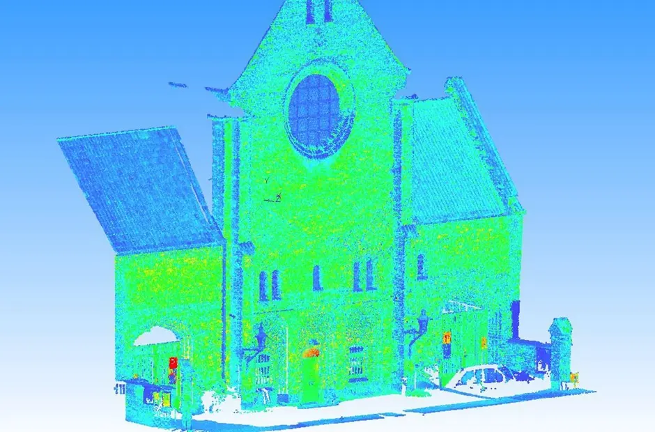 Facade opmåling af Samuels Kirke - projektbillede